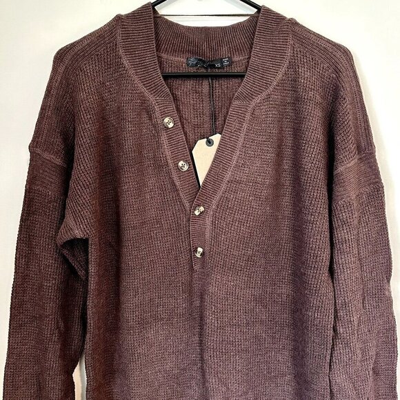 NWT Prana Milani Henley Dress in Clove - Size Extra Small - Picture 5 of 11